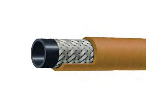 Braided steel wire air hose